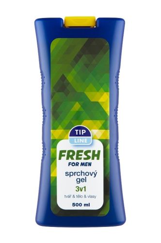 Tip Line sprchov gel Men Fresh 3v1 500 ml